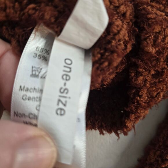 Shein Cardigan Women's One Size (large) Copper Button Closure Long Sleeve V-Neck - Picture 4 of 16